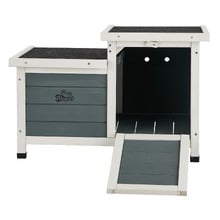 Sorrel Fir Wood Rabbit Hutch & Chicken Coop